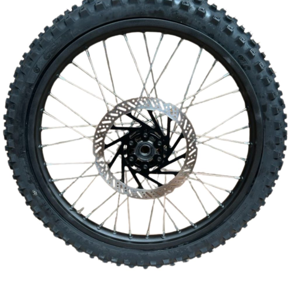 Talaria, komplett első kerék féktárcsával, 1.4x19col, 70/100-19col offroad [TL5500]