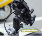 Motoros telefontartó – univerzális, kormányra szerelhető, stabil rögzítéssel